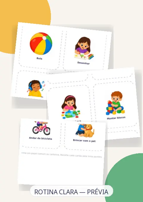 Material Brincadeiras e Atividades — Cartões