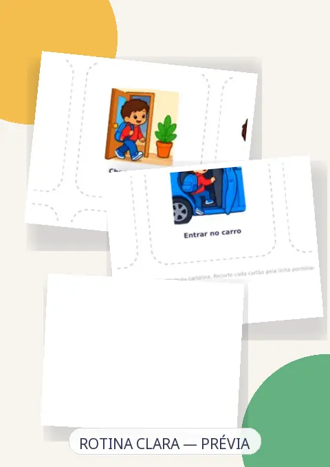 Material Saída e Chegada — Cartões
